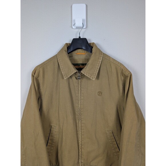 Timberland Weathergear Vintage Y2K 2003 Tan Cotton Canvas 11450 Work Jacket Sz M - Picture 3 of 16
